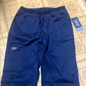 Cherokee navy scrub pants small new